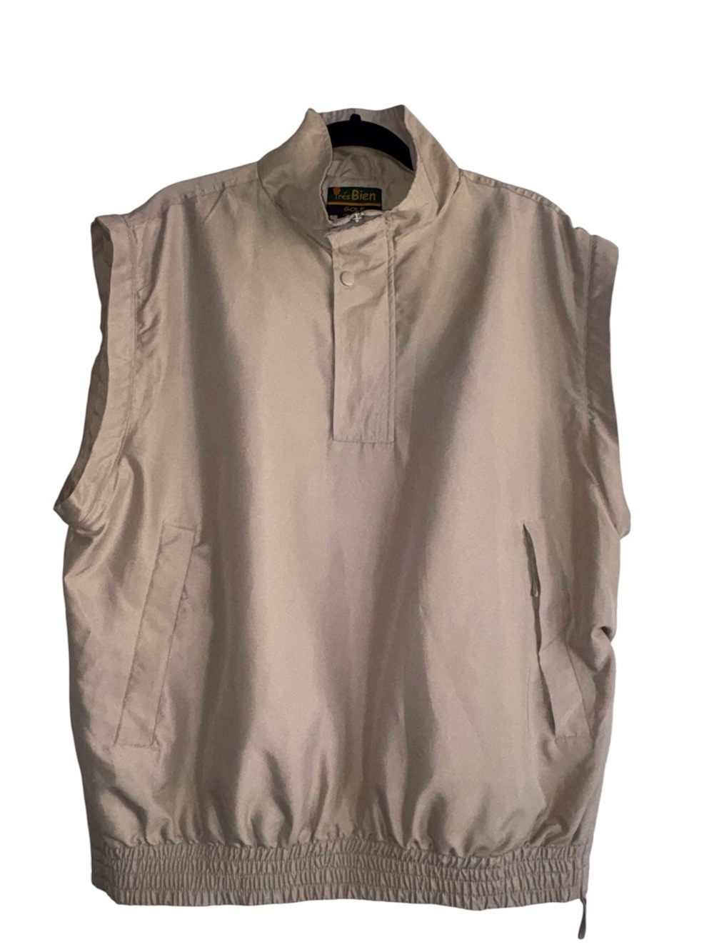 Tres Bien Men’s Sleeveless Pullover Vest - Beige